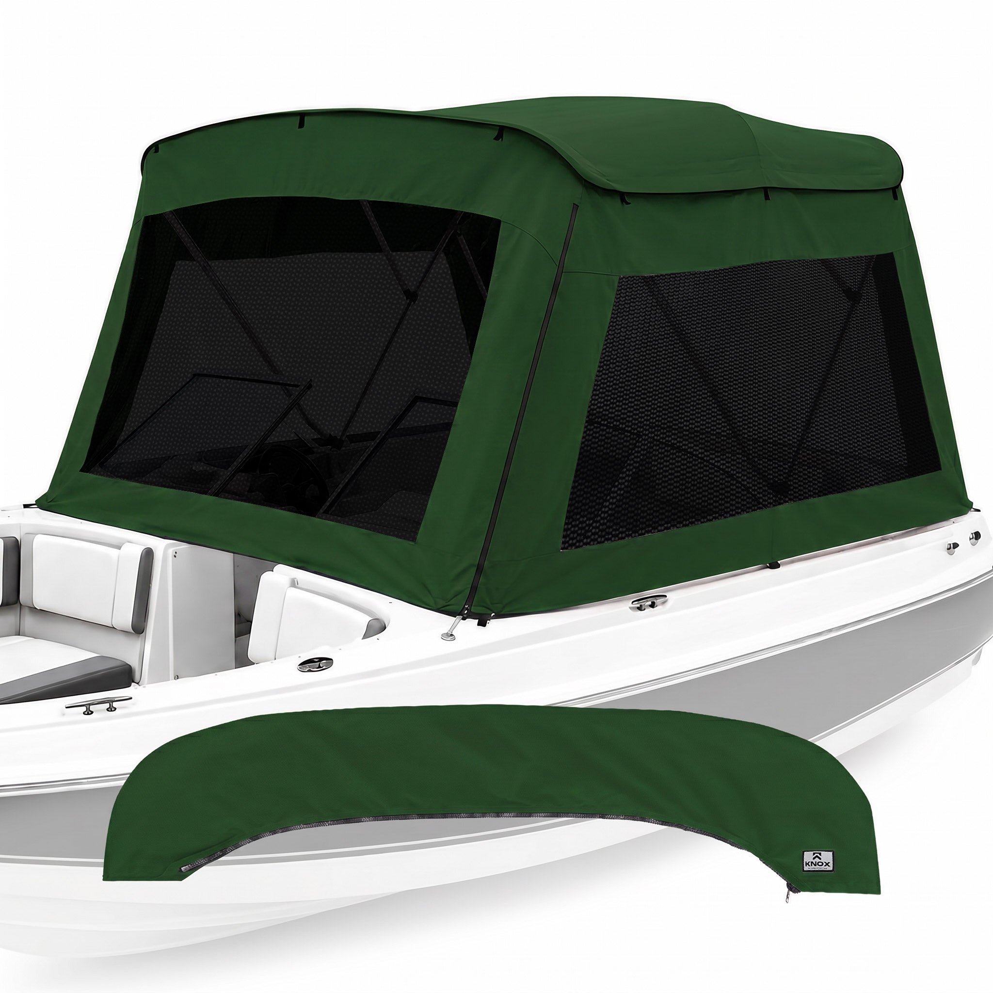 KNOX 3 Bow Bimini Mesh Enclosure with Frame Kit
