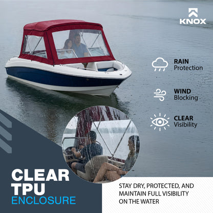 KNOX 3 Bow Bimini Enclosure with Frame Kit