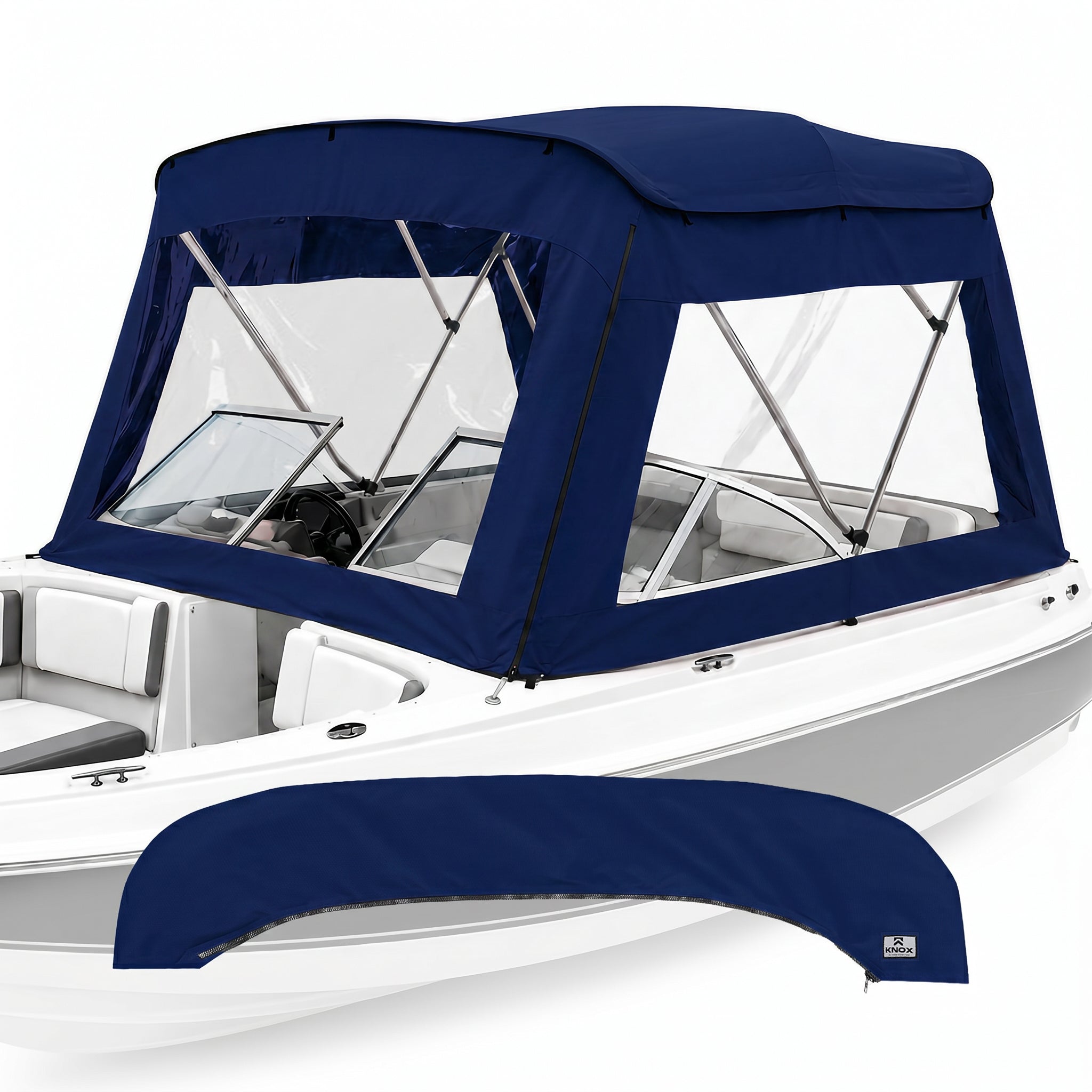 KNOX 3 Bow Bimini Enclosure with Frame Kit