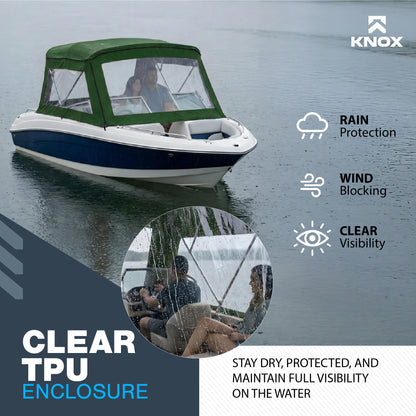KNOX 3 Bow Bimini Enclosure with Frame Kit