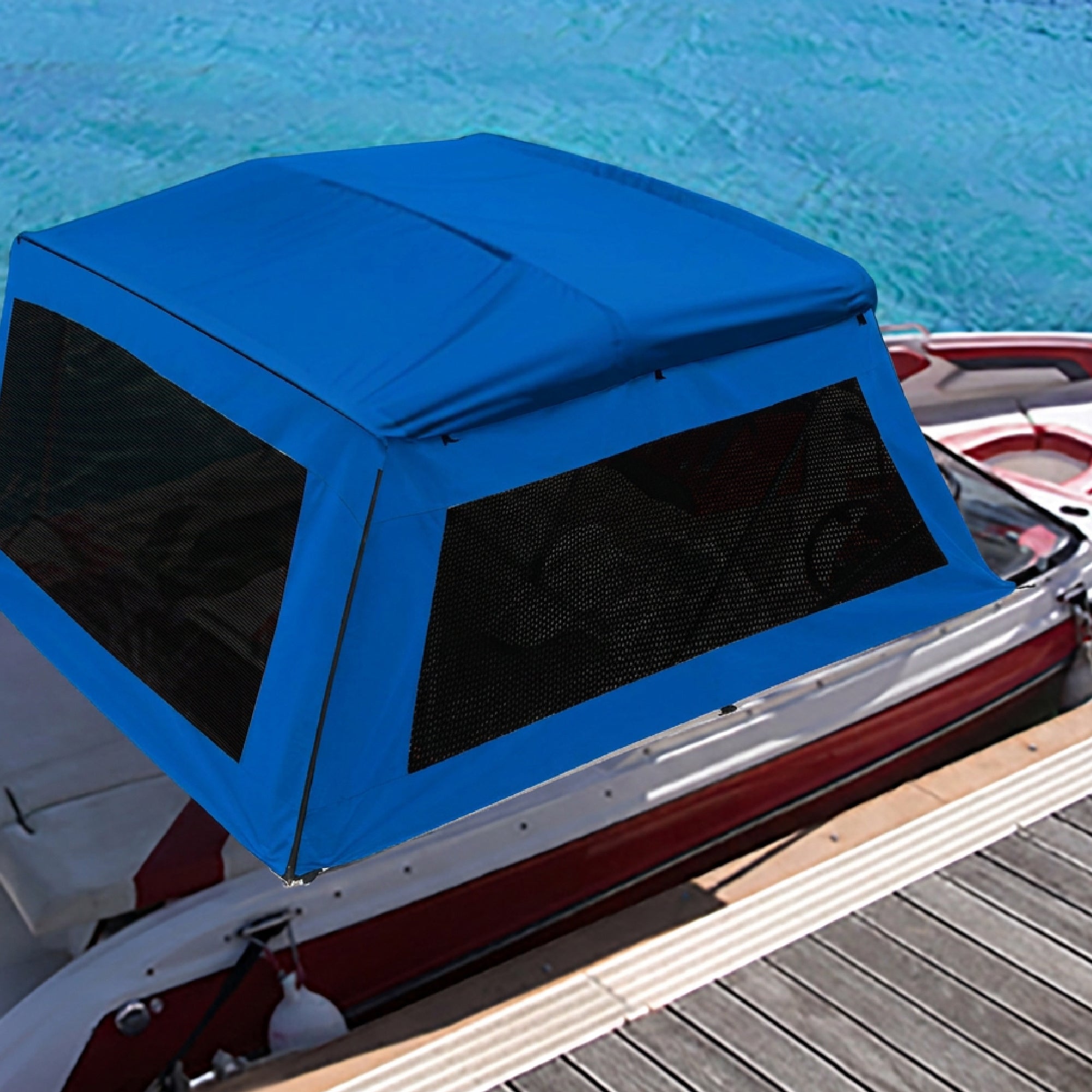 KNOX 3 Bow Bimini Mesh Enclosure with Frame Kit
