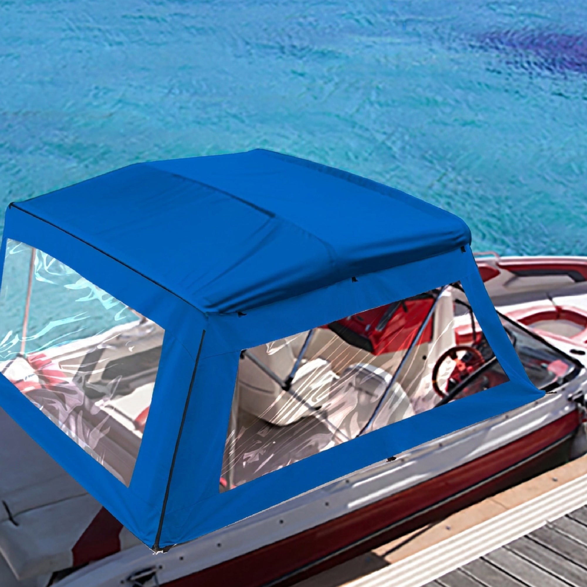 KNOX 3 Bow Bimini Enclosure with Frame Kit