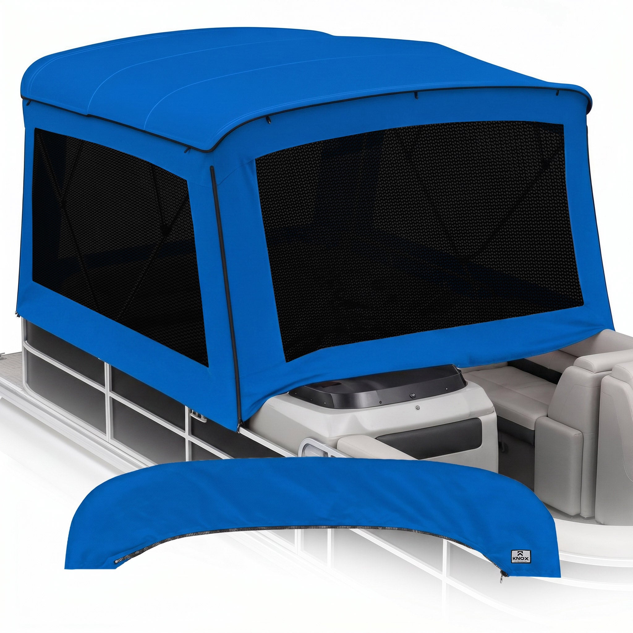 KNOX 4 Bow Bimini Mesh Enclosure with Frame Kit