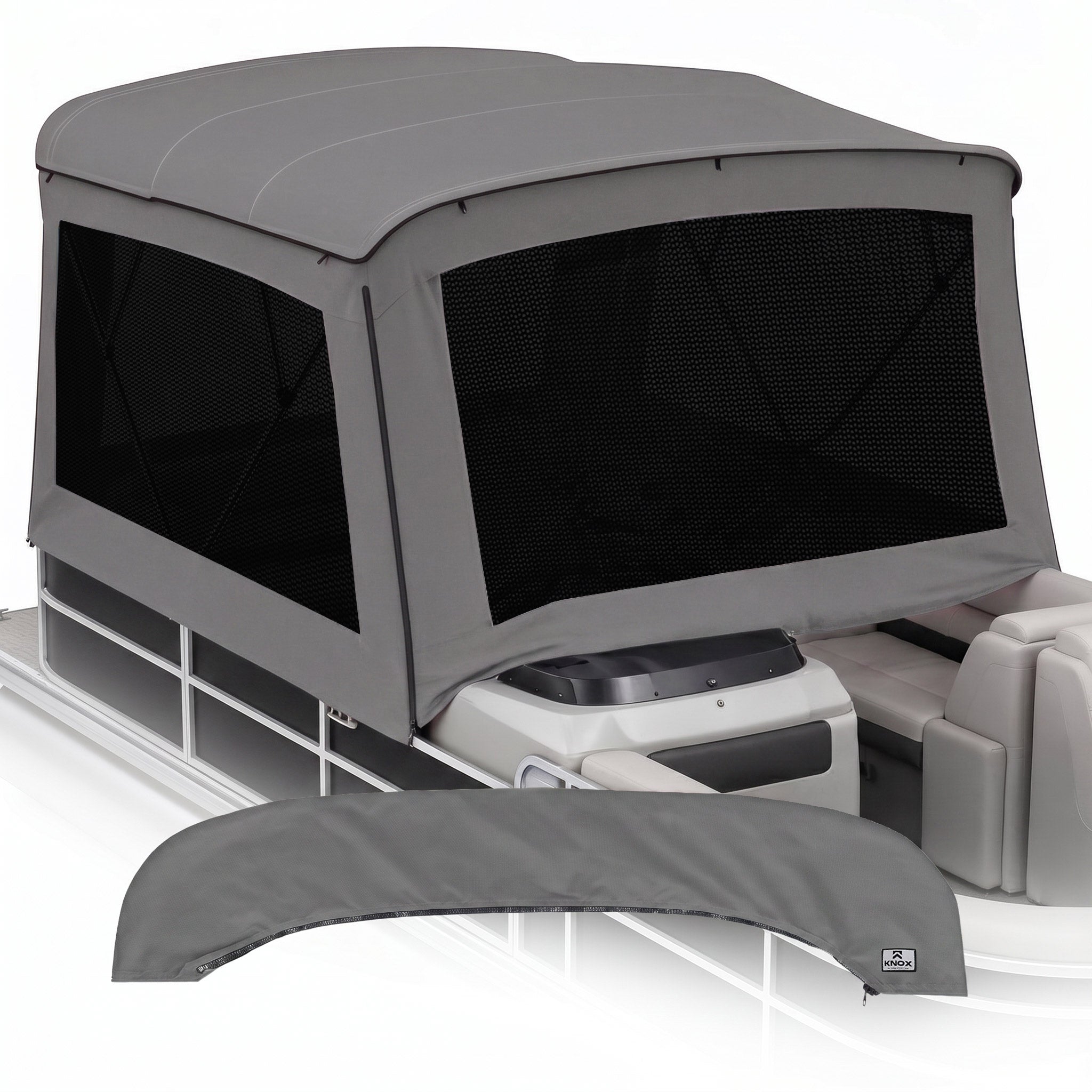 KNOX 4 Bow Bimini Mesh Enclosure with Frame Kit