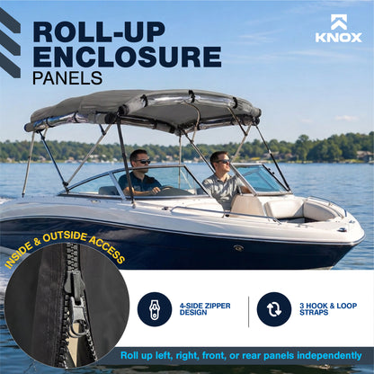 KNOX 4 Bow Bimini Enclosure with Frame Kit