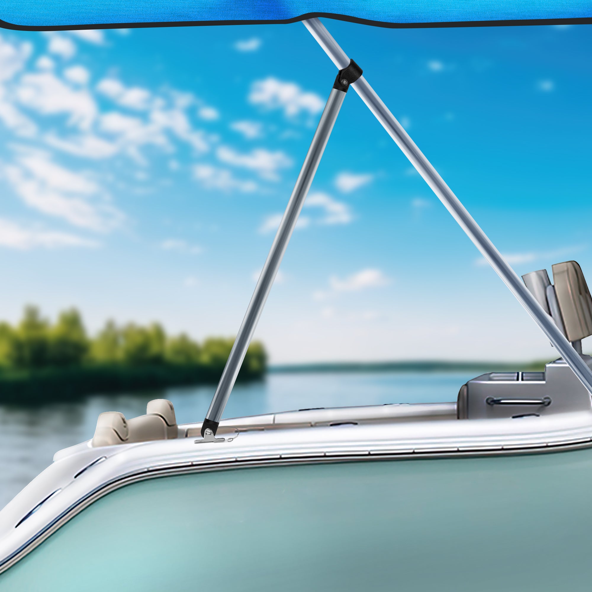 KNOX Bimini Top Rear Support Kit