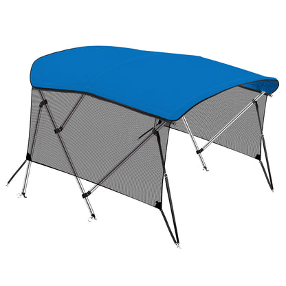 KNOX 4 Bow Bimini Top With Sidewalls, Mesh