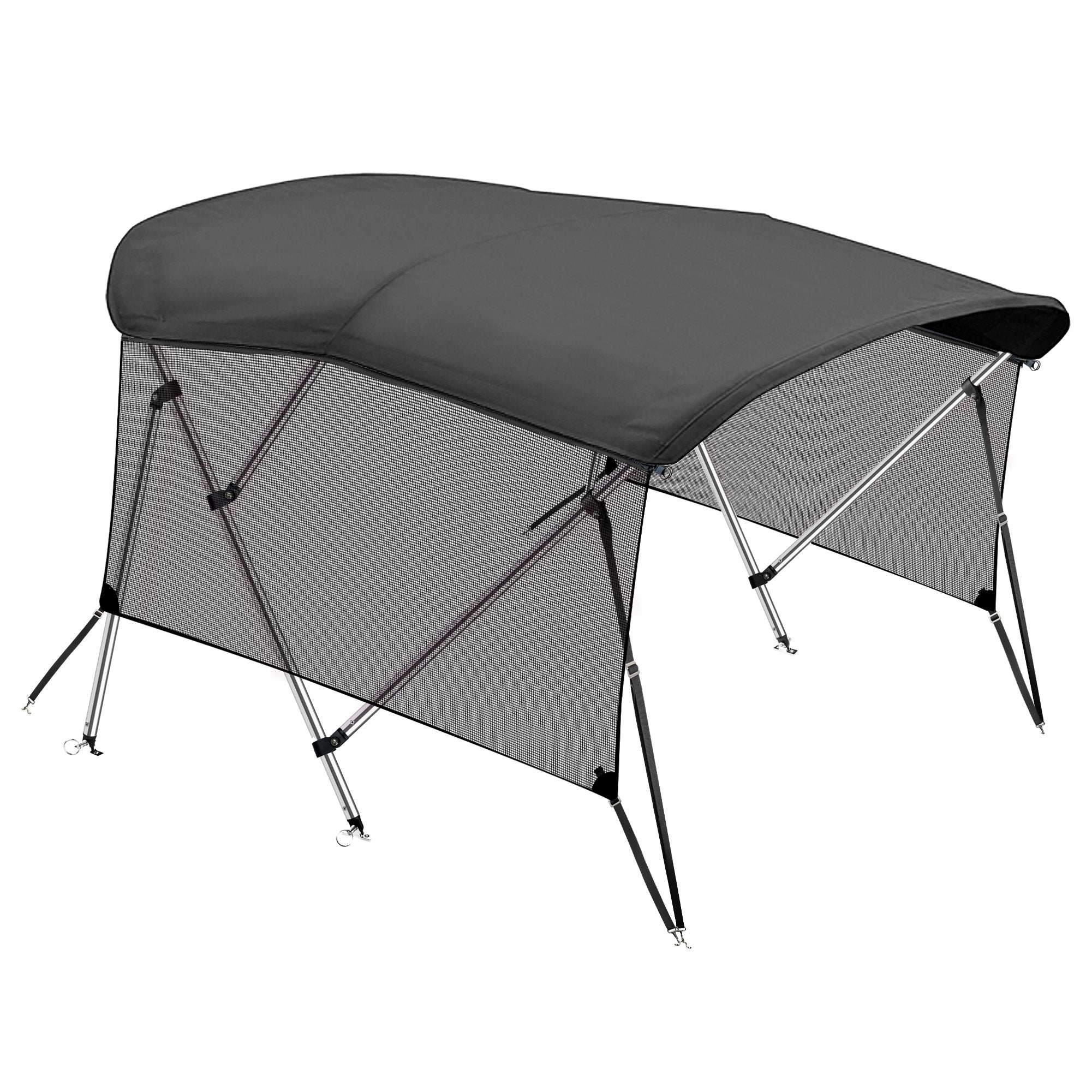 KNOX 4 Bow Bimini Top With Sidewalls, Mesh