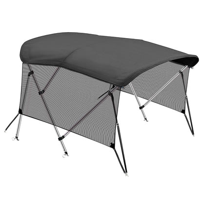 KNOX 4 Bow Bimini Top With Sidewalls, Mesh