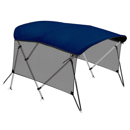 KNOX 4 Bow Bimini Top With Sidewalls, Mesh