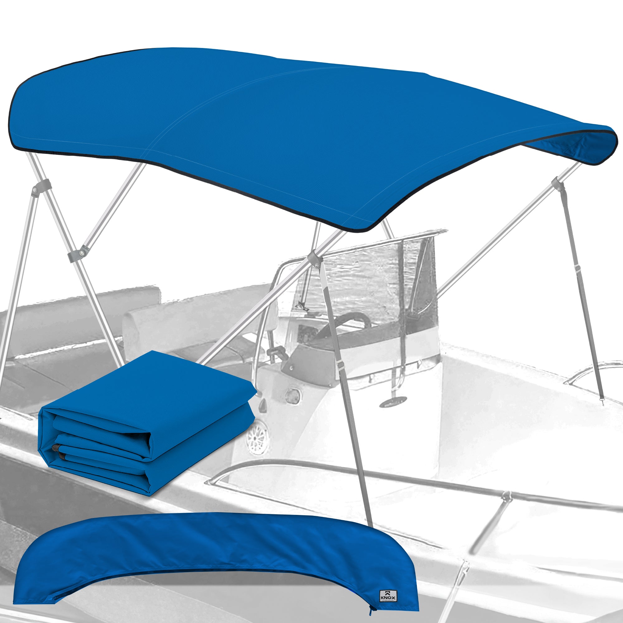 KNOX Canvas for 3 Bow Bimini Top