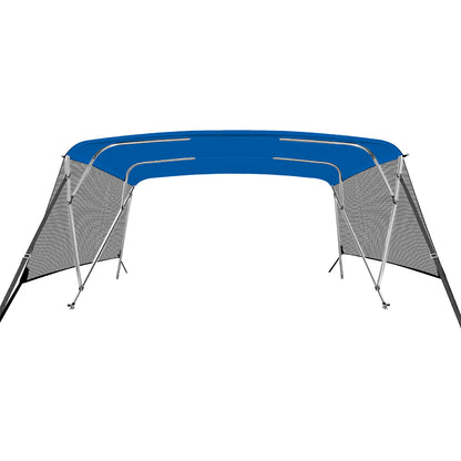 KNOX Canvas With Sidewalls for 4 Bow Bimini Top, Mesh