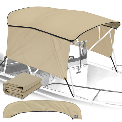 KNOX Canvas With Sidewalls for 4 Bow Bimini Top, Solid