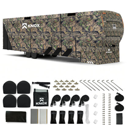 Knox RV Cover - Camo 5th Wheel with Skirt Combo