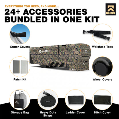 Knox RV Cover - Camo 5th Wheel with Skirt Combo
