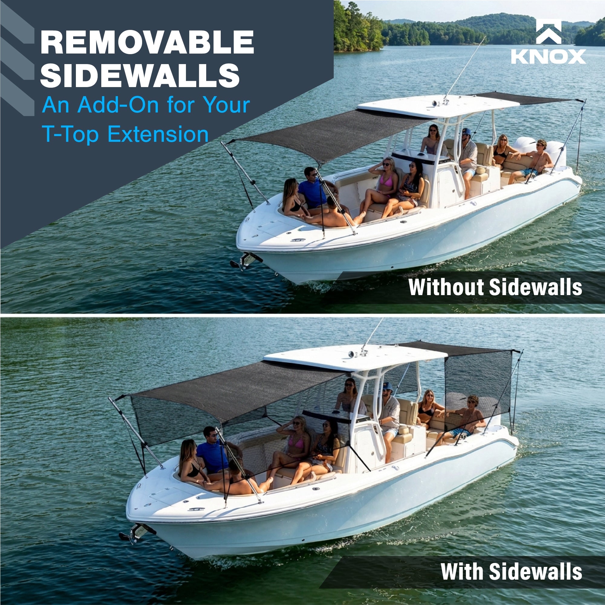 Knox T-Top Extension Mesh Sidewall