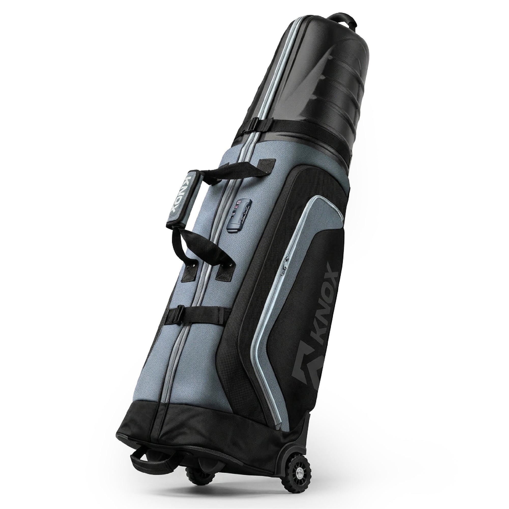 KNOX Golf Travel Bag Cover with Wheels, TSA Lock, and Padded Handles