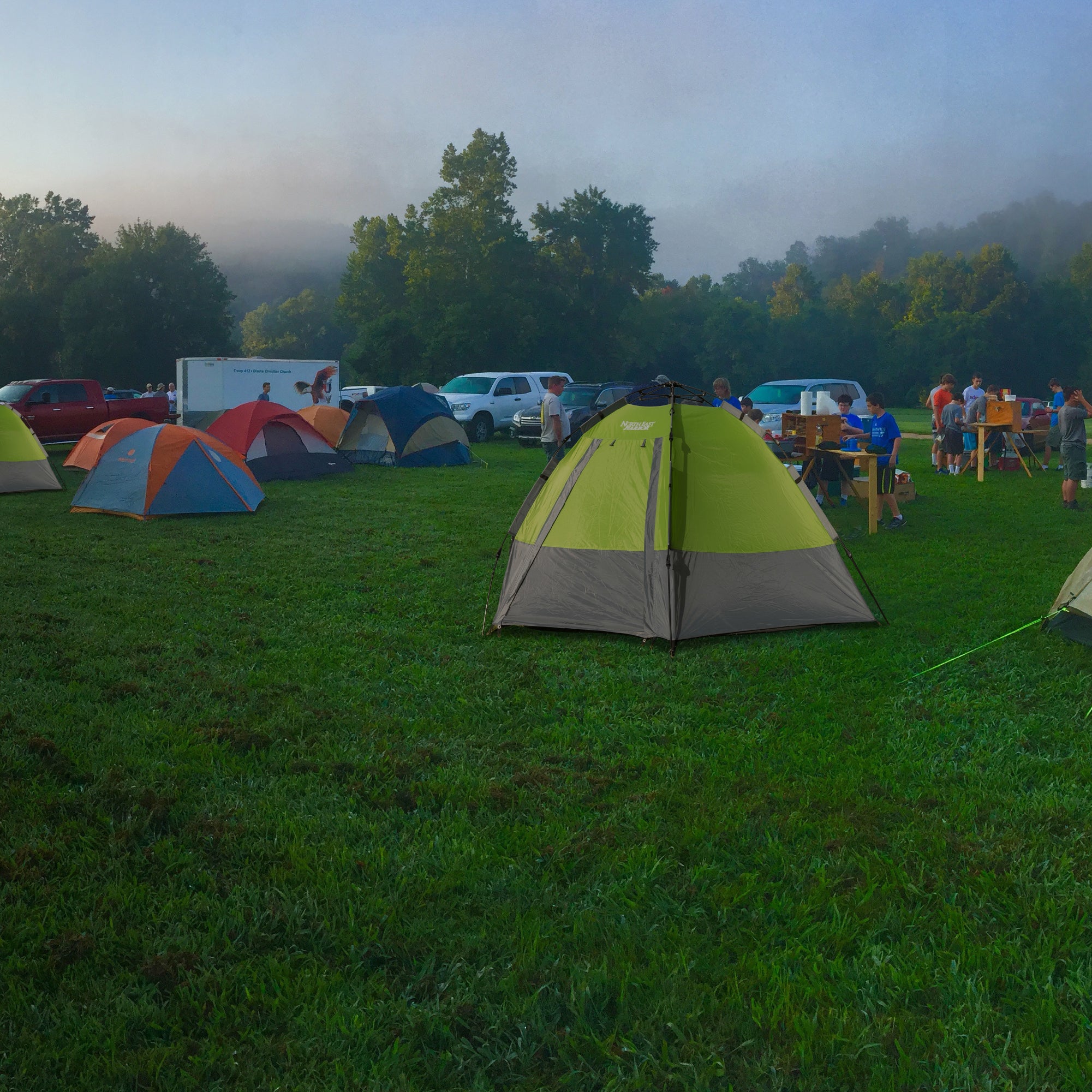 KNOX Hexagon-Shaped Camping Tent