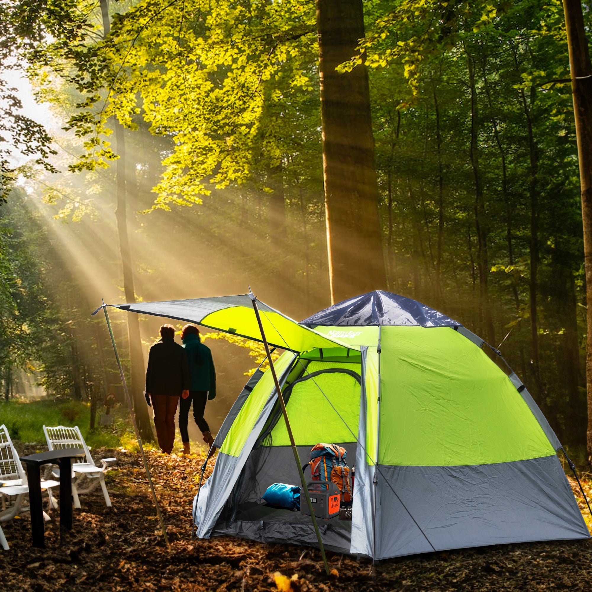 KNOX Hexagon-Shaped Camping Tent