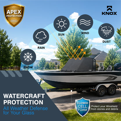 KNOX Boat Windshield Cover