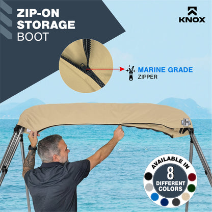 KNOX Universal 3 Bow Bimini Mesh Enclosure Only