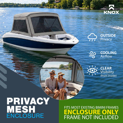 KNOX Universal 3 Bow Bimini Mesh Enclosure Only