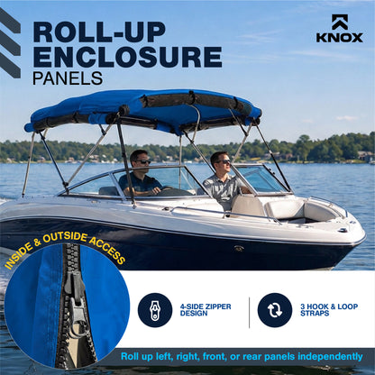 KNOX Universal 4 Bow Bimini Mesh Enclosure Only