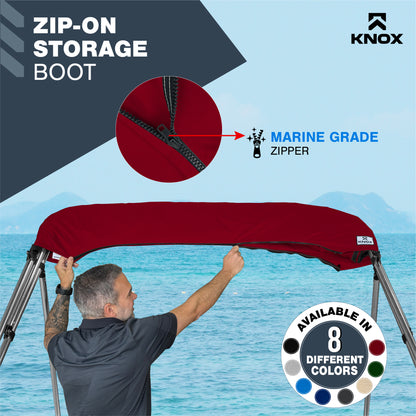 KNOX Universal 4 Bow Bimini Mesh Enclosure Only