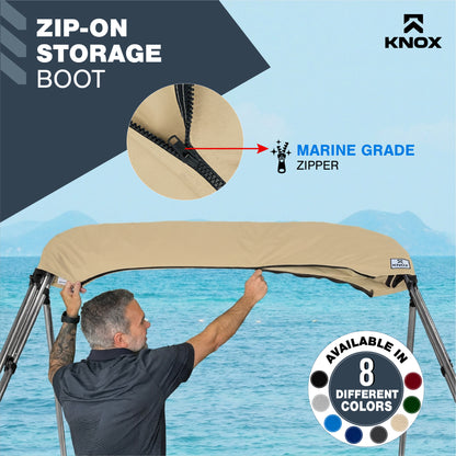 KNOX Universal 4 Bow Bimini Mesh Enclosure Only