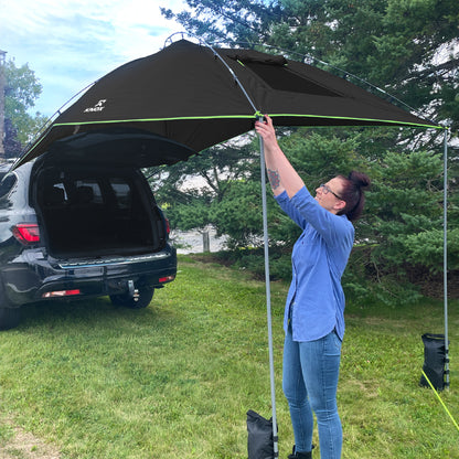 KNOX Teardrop Awning Tent with Sidewall