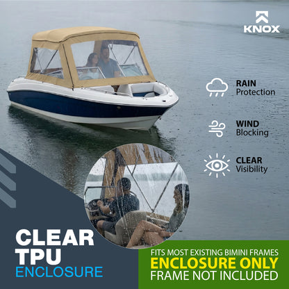 KNOX Universal 3 Bow Bimini Enclosure Only