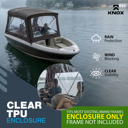 KNOX Universal 4 Bow Bimini Enclosure Only