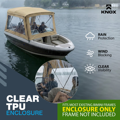 KNOX Universal 4 Bow Bimini Enclosure Only