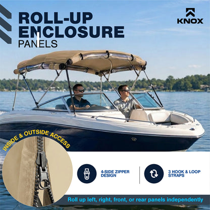 KNOX Universal 4 Bow Bimini Enclosure Only